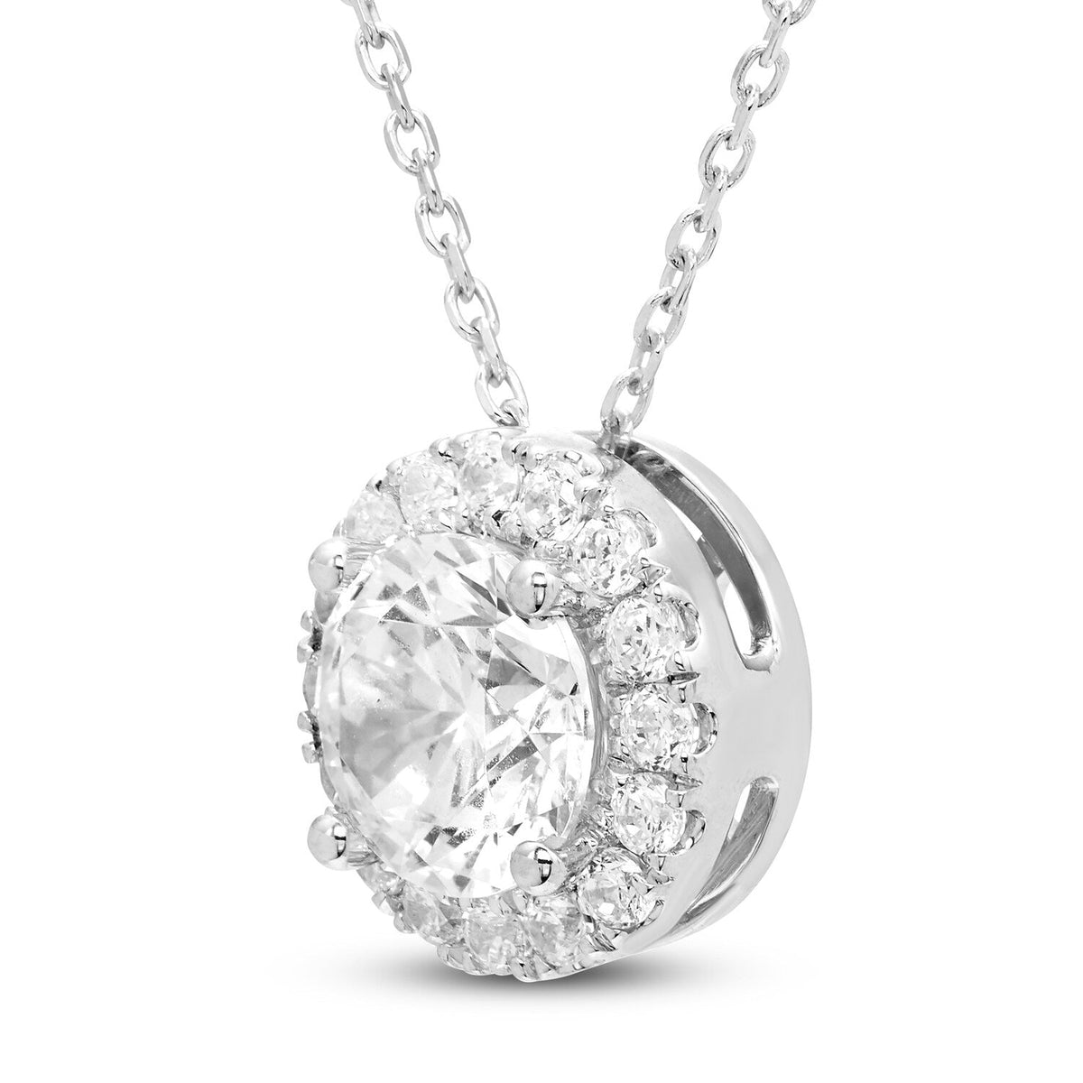 Colgante con halo de diamantes VossAgin