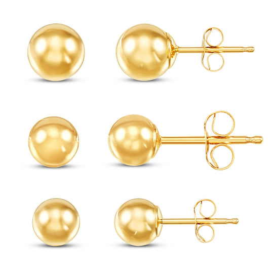VossAgin Ball Stud Earrings