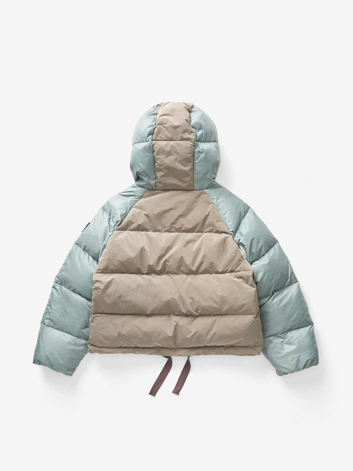 Holden Outerwear Kurze Daunenjacke in Schiefergrau