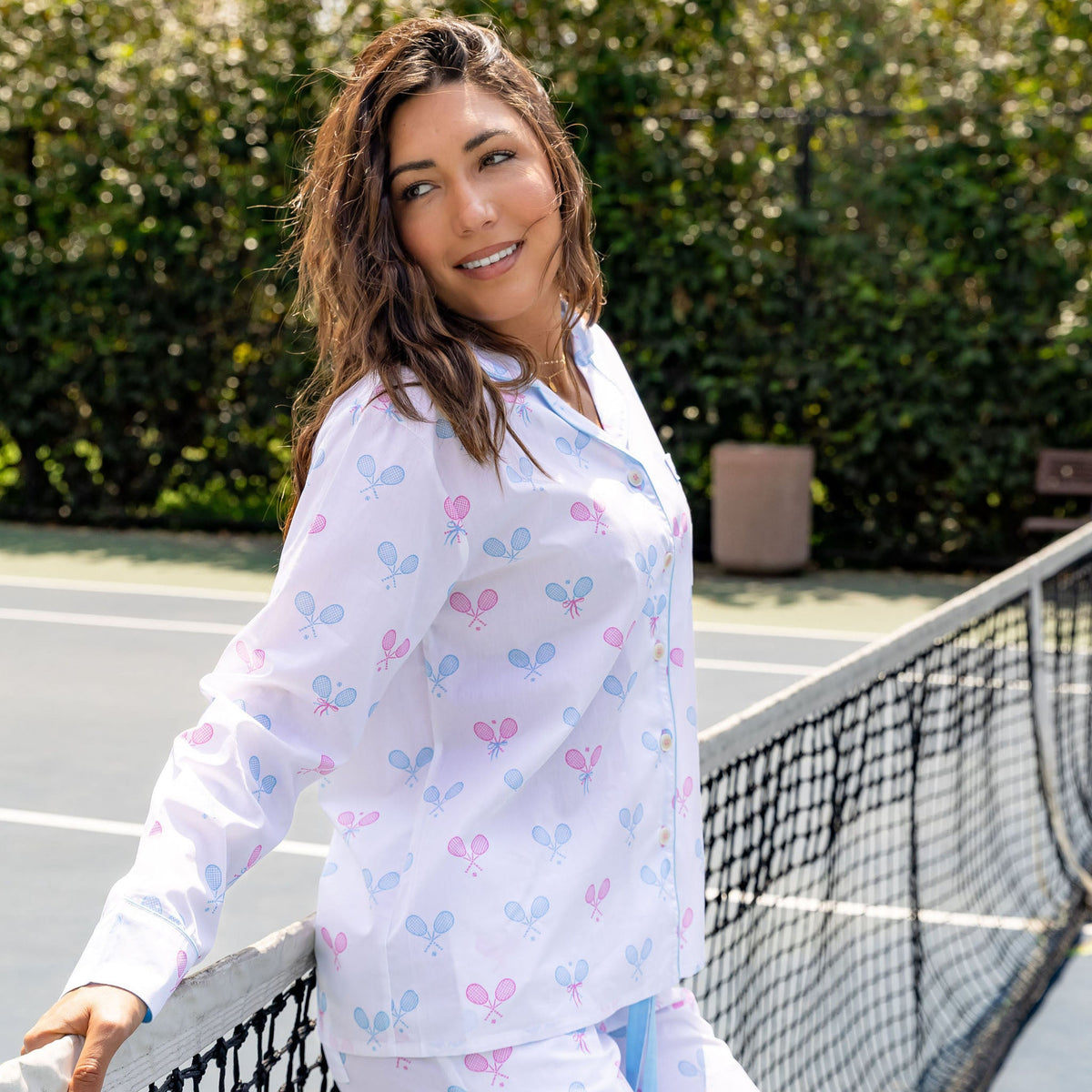 Conjunto de pijama Sant and Abel con lazos de tenis