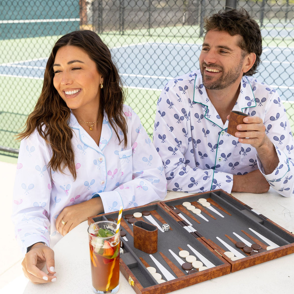 Conjunto de pijama Sant and Abel con lazos de tenis