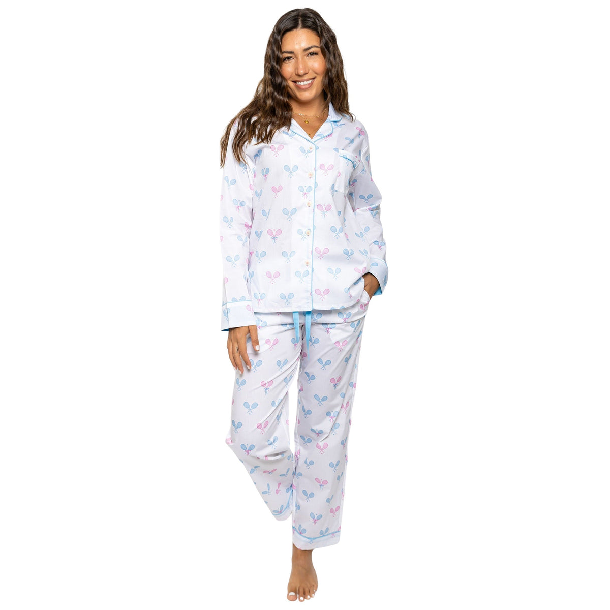 Conjunto de pijama Sant and Abel con lazos de tenis