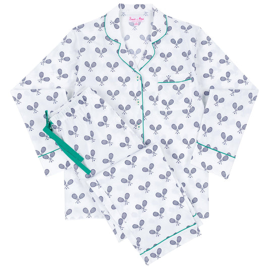 Sant and Abel Women's Tennis Long PJ Set