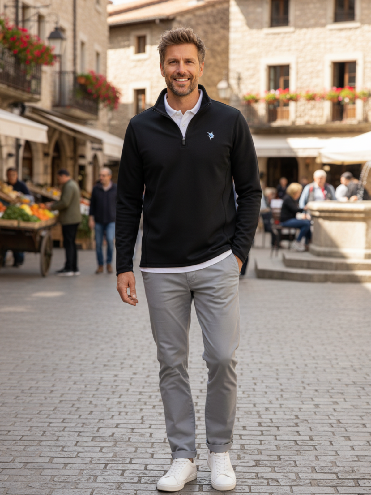 Sudadera Montauk Quarter Zip de White Water Life