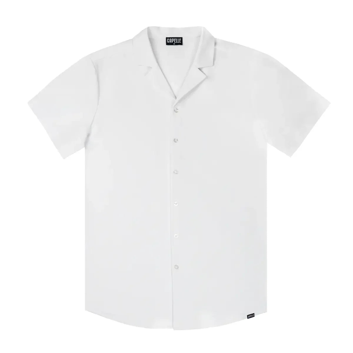Arctic White Men's Button Down Resort Shirt, Modern Fit