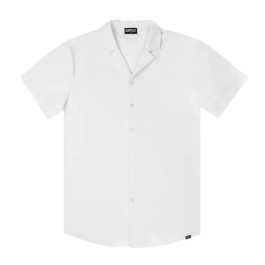 Arctic White Men's Button Down Resort Shirt, Modern Fit