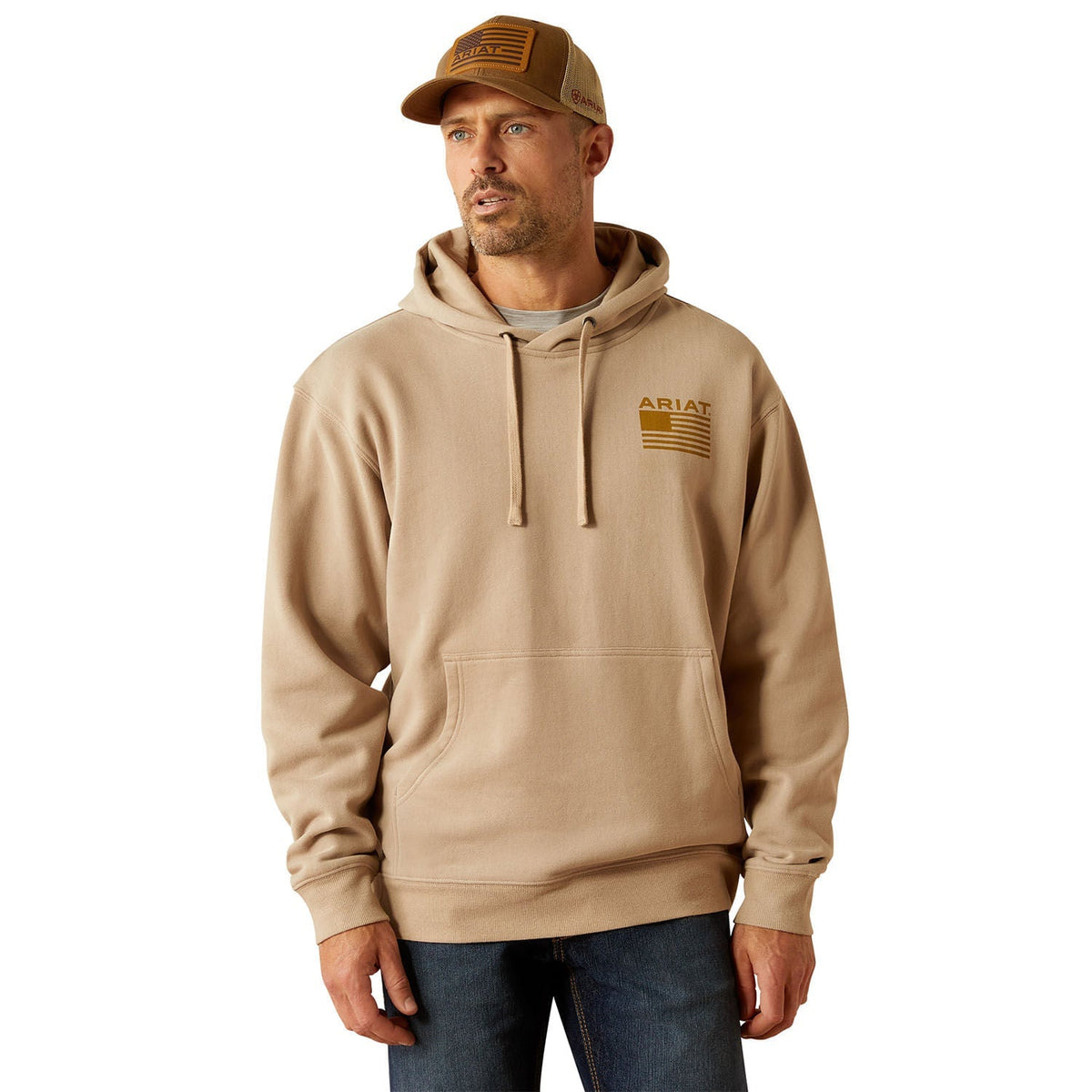 Ariat Camo Hex Hoodie - Rugged Performance Fleece