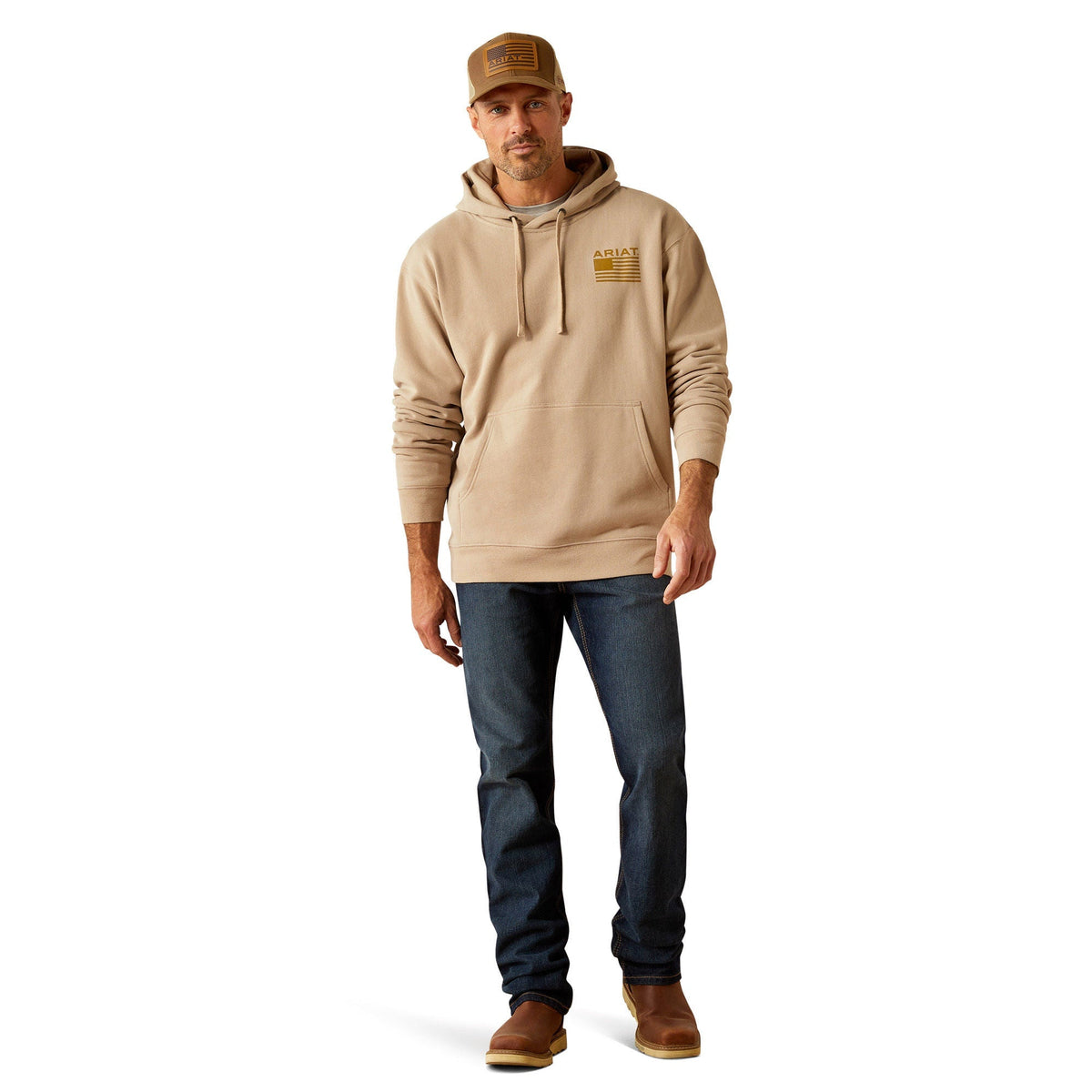 Ariat Camo Hex Hoodie - Rugged Performance Fleece