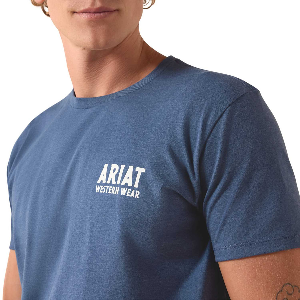 Ariat Mens Outline Shop Short Sleeve Western Wear Tee
