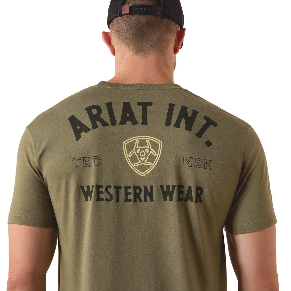 Ariat Mens Outline Shop Short Sleeve Western Wear Tee