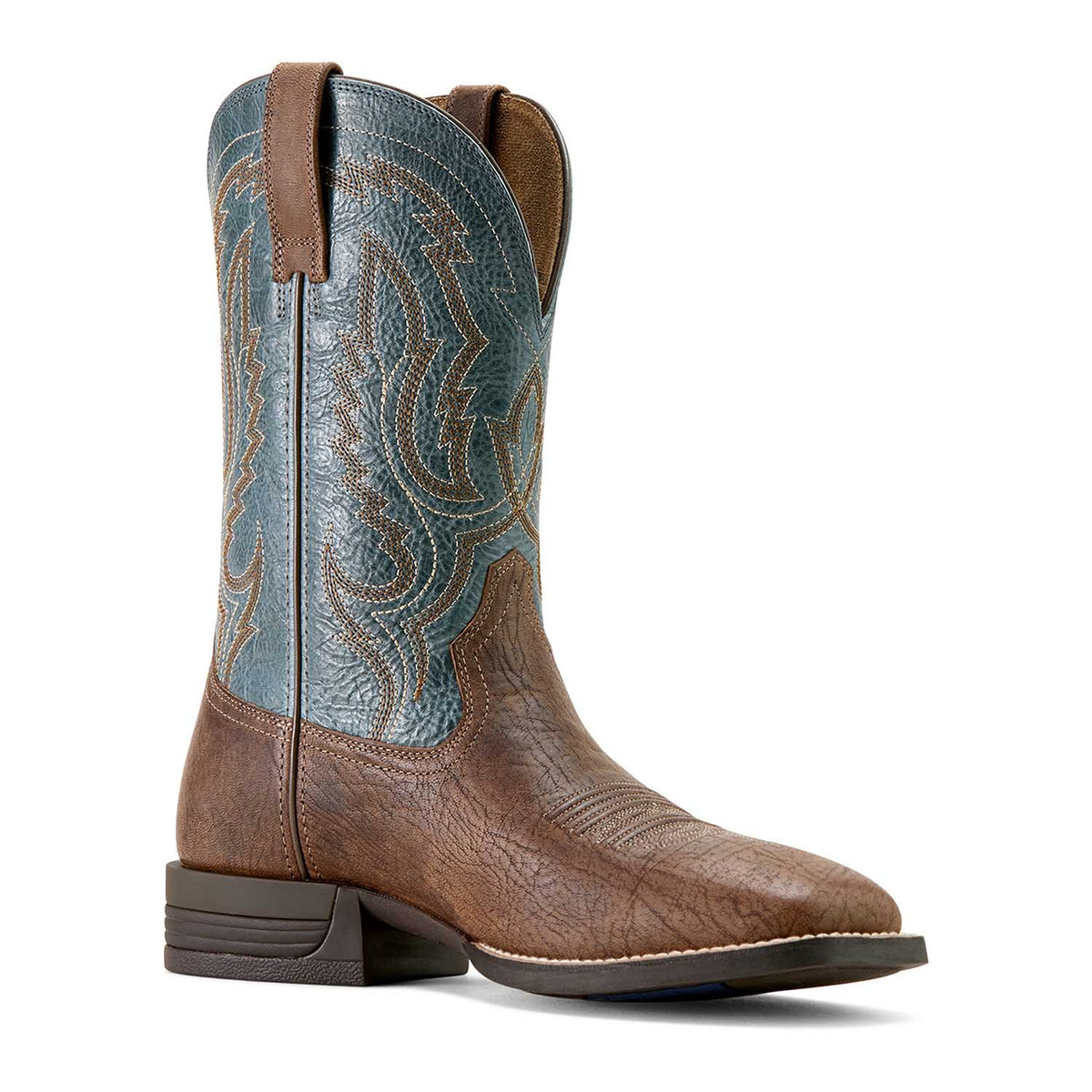 Ariat Steadfast Wide Square Toe Leather Cowboy Boot