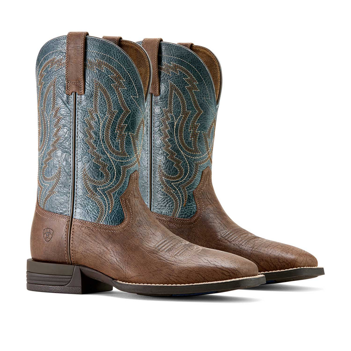 Ariat Steadfast Wide Square Toe Leather Cowboy Boot