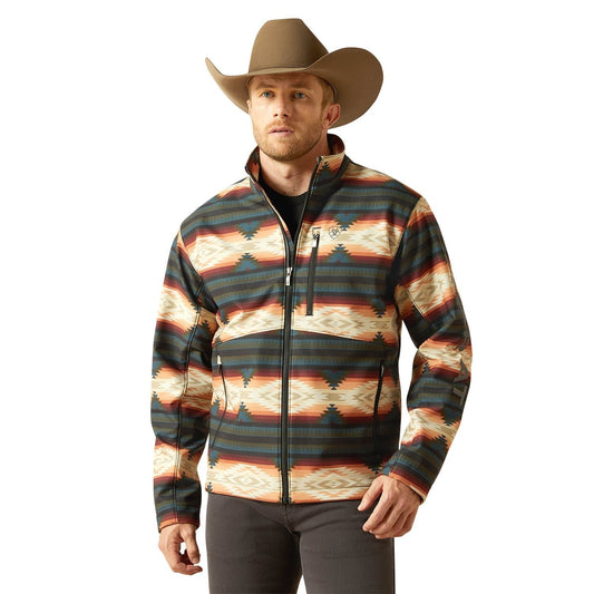 Ariat Men's Western Print Logo Jacket