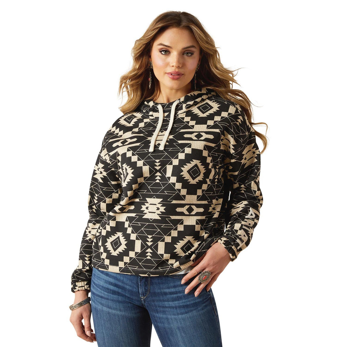 Ariat Women's Essential Southwest Print Fleece Hoodie