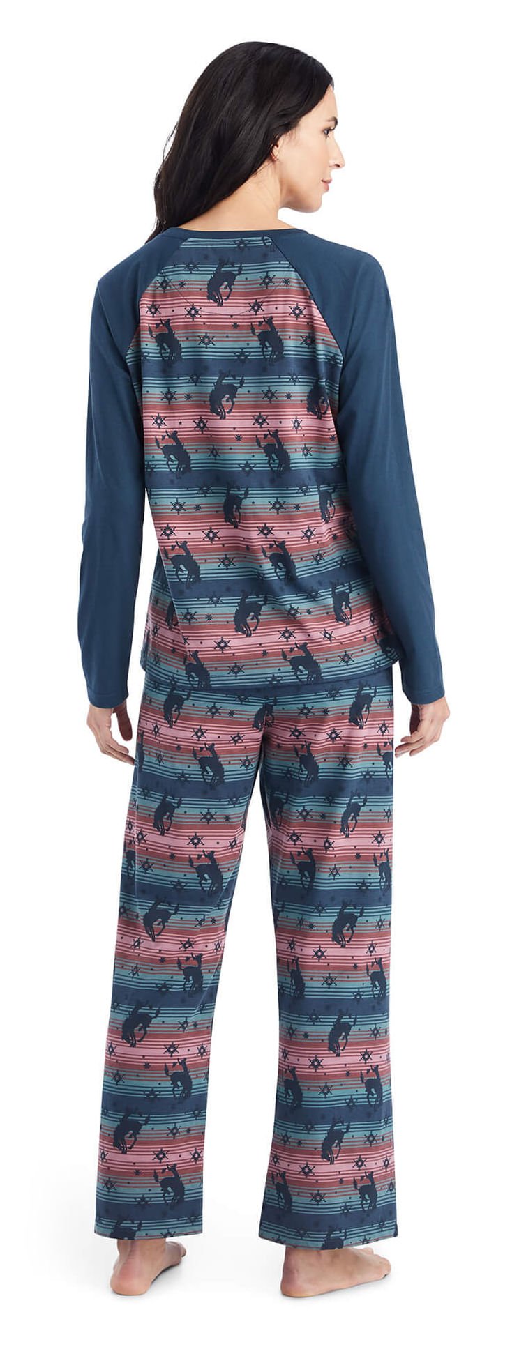 Ariat Women's Bucking Serape Pajama Set