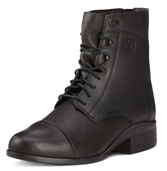 Jeffers - Ariat Women's Scout Laced Paddock Boot, Black - 6.5