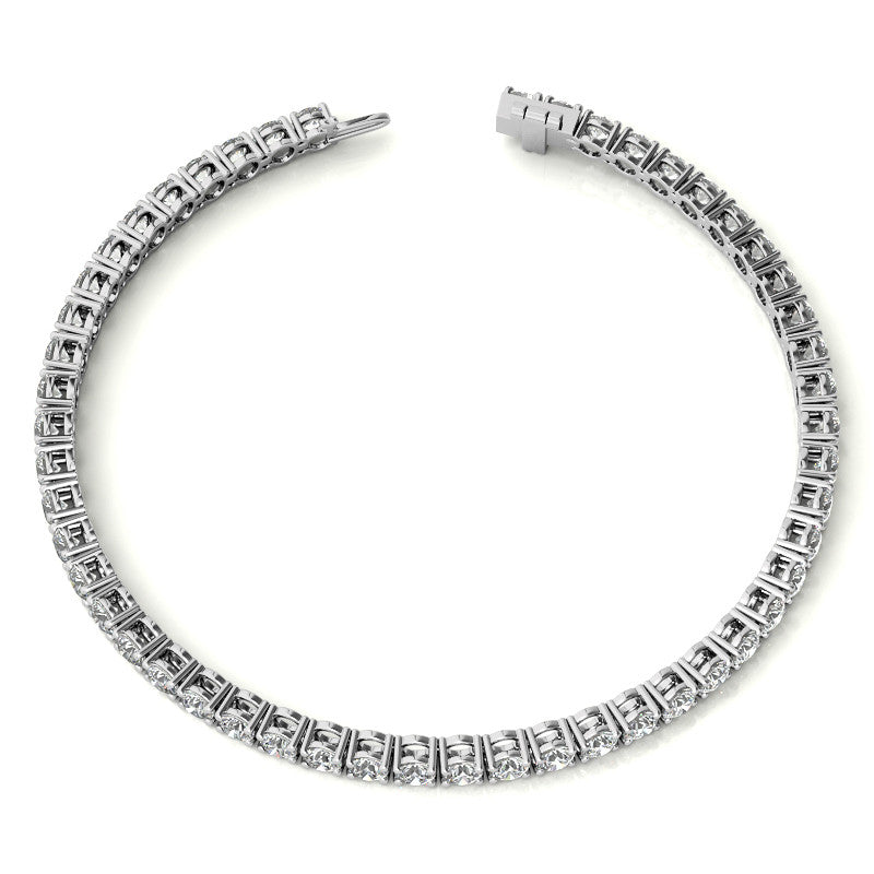 Pulsera de tenis de moissanita VossAgin