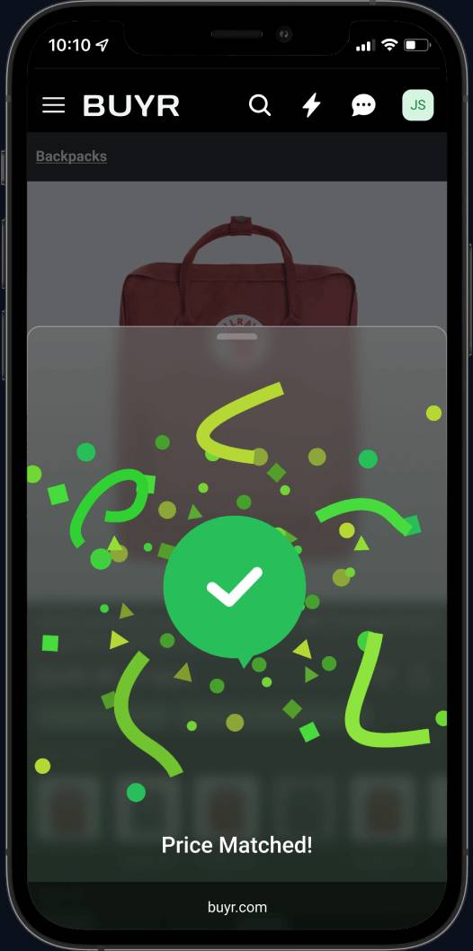 Unlock a deal when your price is matched