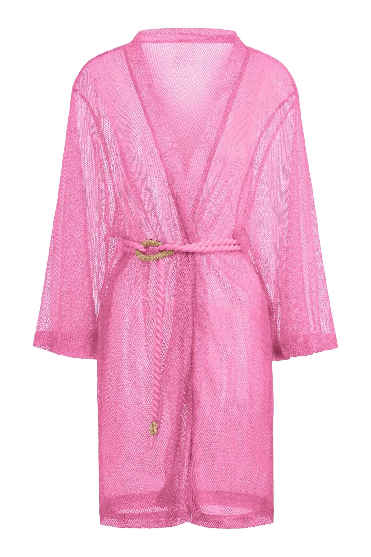Acqua de Luxe Beachwear - Buzios Belted Kimono - Pink