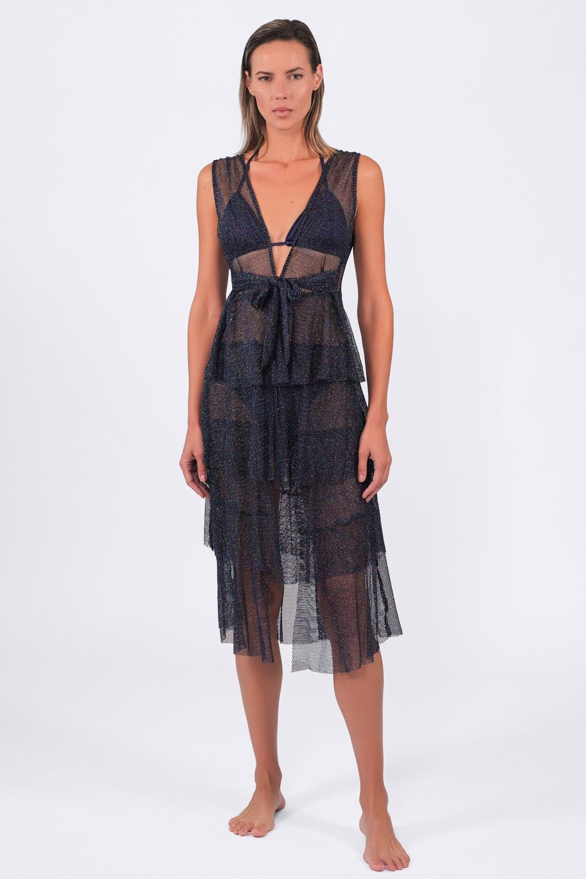 Vestido de playa Acqua De Luxe Buzios Shimmer