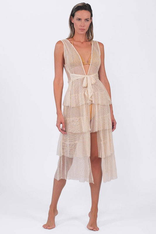 Vestido de playa Acqua De Luxe Buzios Shimmer