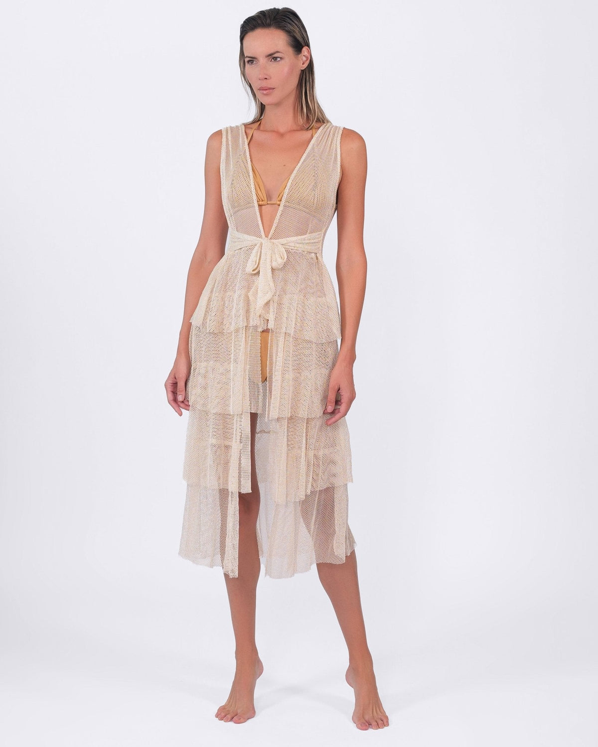 Vestido de playa Acqua De Luxe Buzios Shimmer