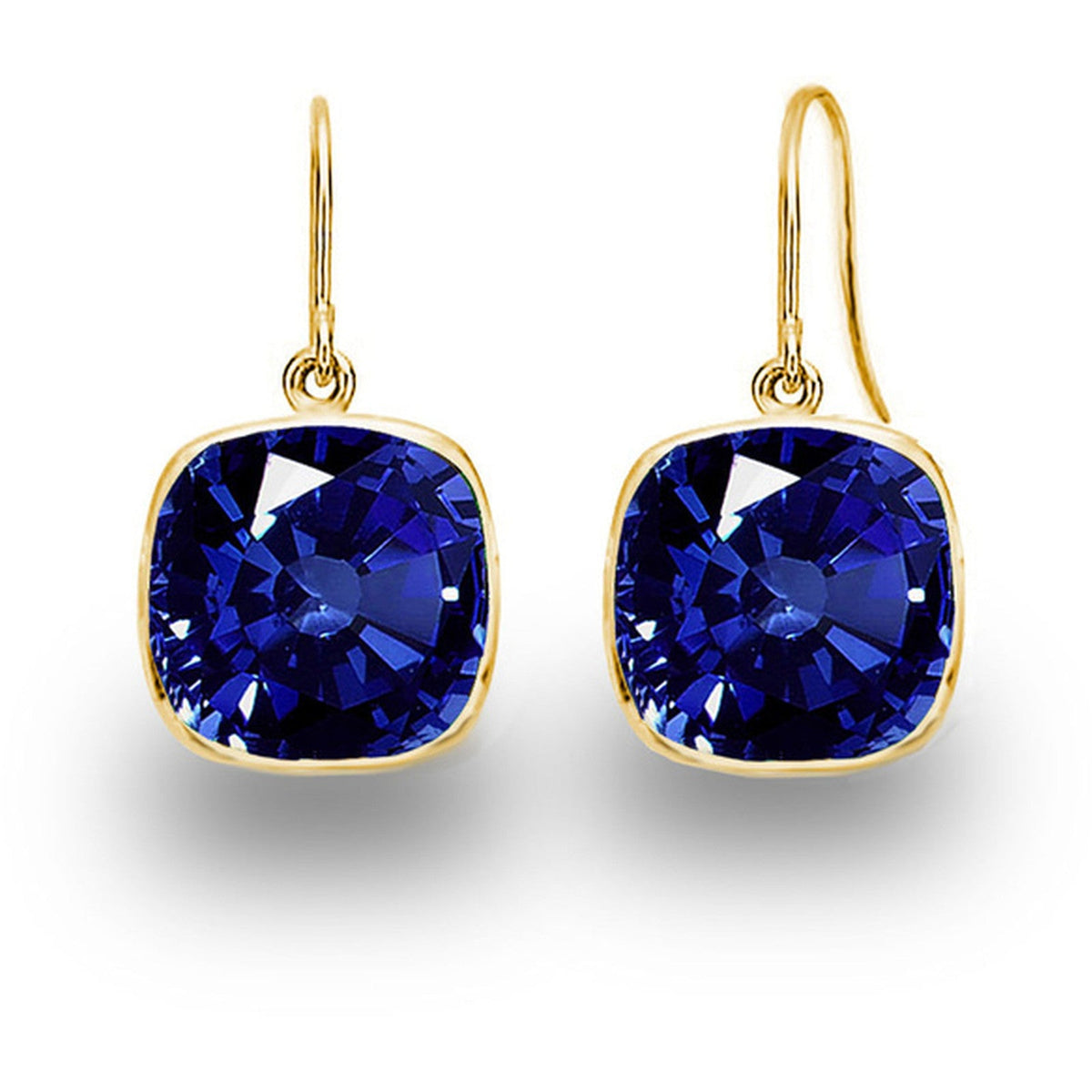 Aretes colgantes de corte cojín VossAgin