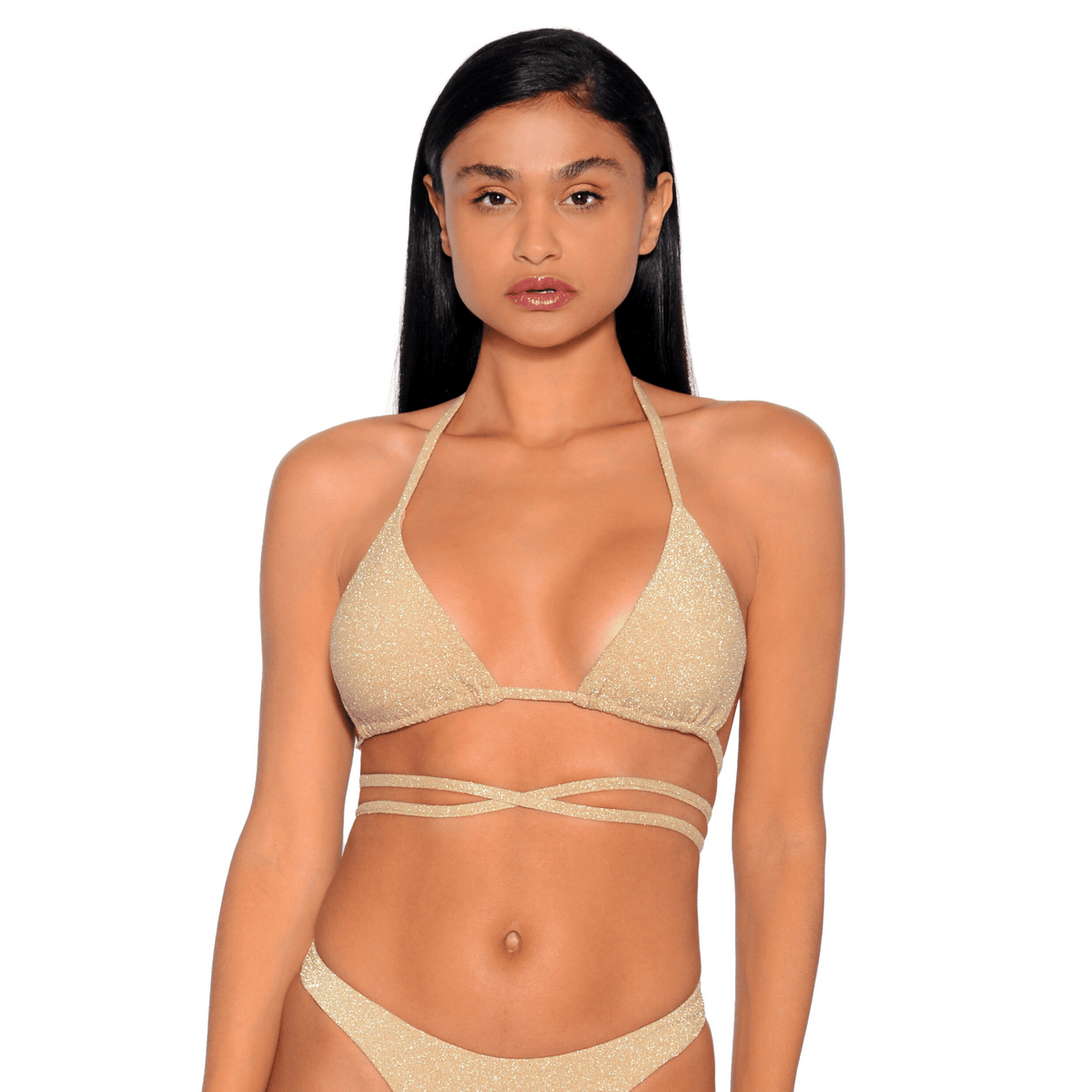 Parte inferior de bikini Cristalle de Acqua De Luxe Beachwear