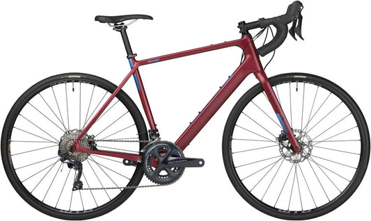 Gio's Outdoors - Salsa Warroad C Ultegra Bike - 700c Carbon Dark Red 59cm