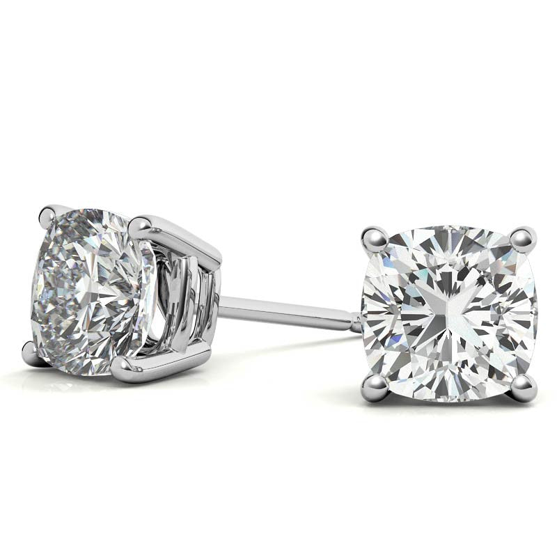 Boucles d'oreilles puces en moissanite VossAgin