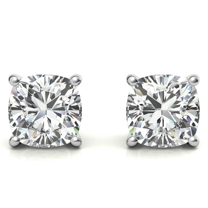 Boucles d'oreilles puces en moissanite VossAgin