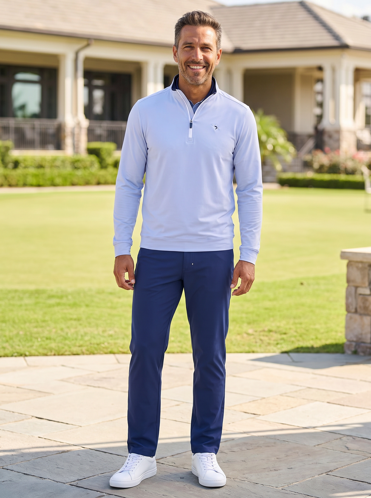 White Water Life Long Beach Quarter Zip ultrasuave y ligero