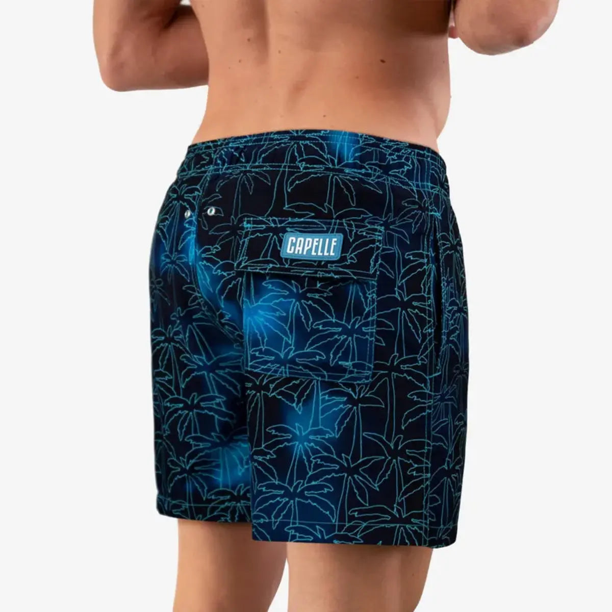 Capelle Miami Foggy Palms Hybrid-Shorts