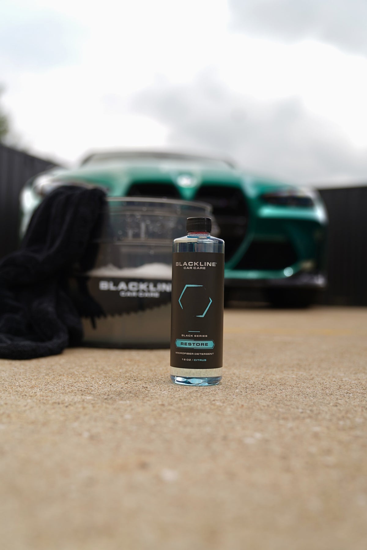 Blackline Car Care Restore Mikrofasertuch-Waschmittel
