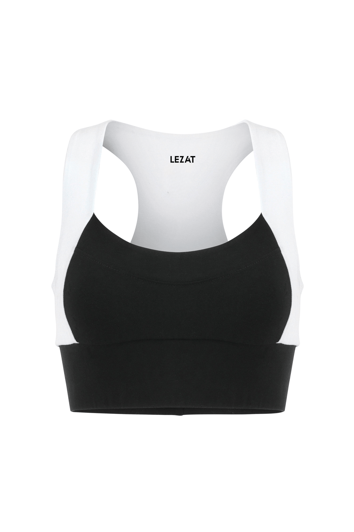 Neda Colorblock Organic Cotton Bra Top