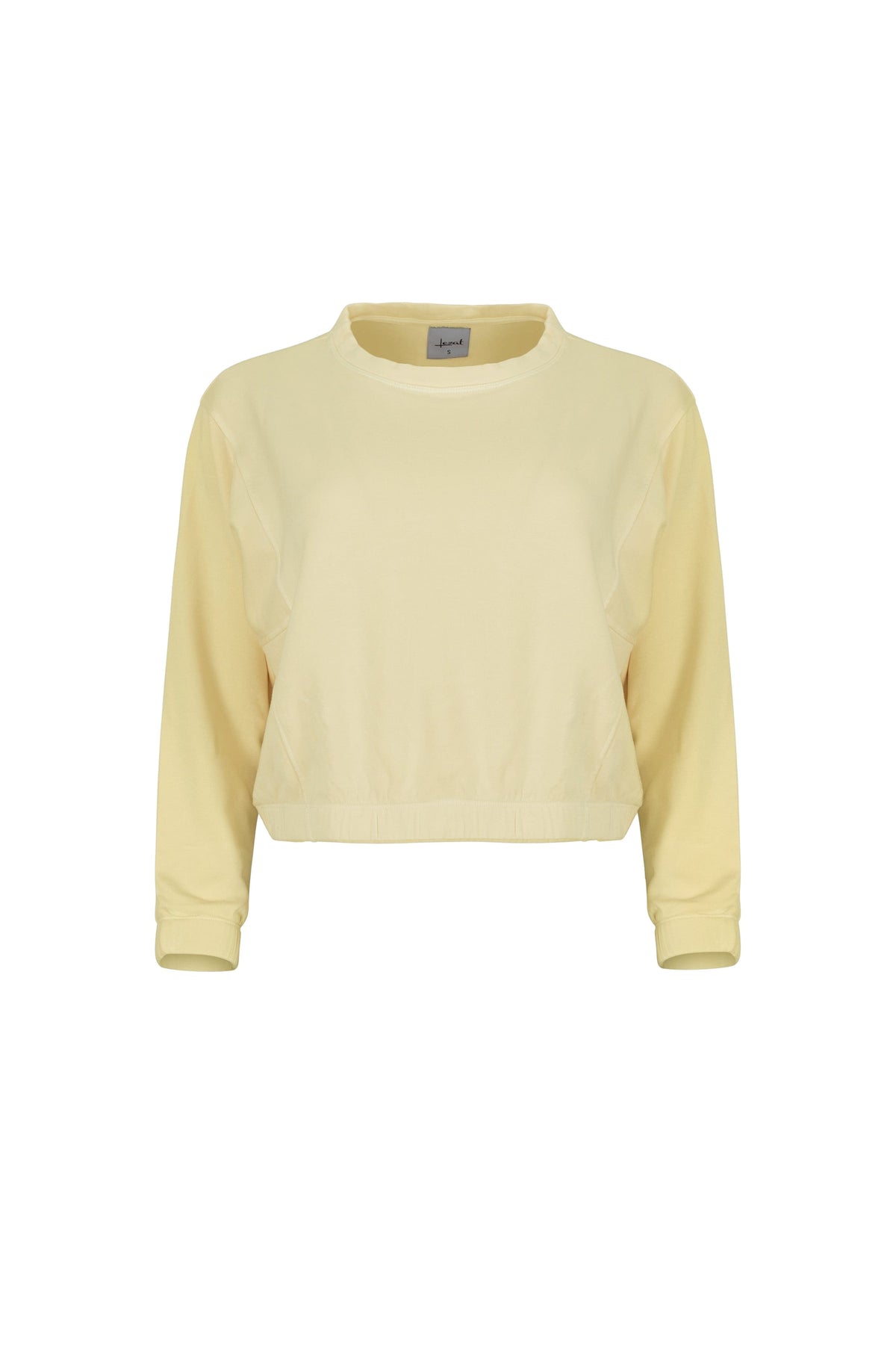 Ivy Boxy Cropped Modal Pullover - Sunny