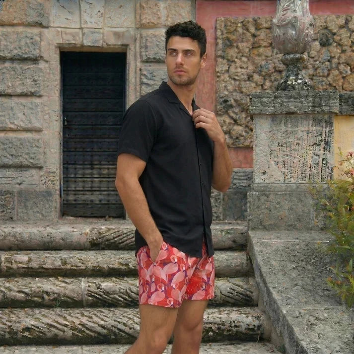 Chemise boutonnée ajustée Capelle Miami
