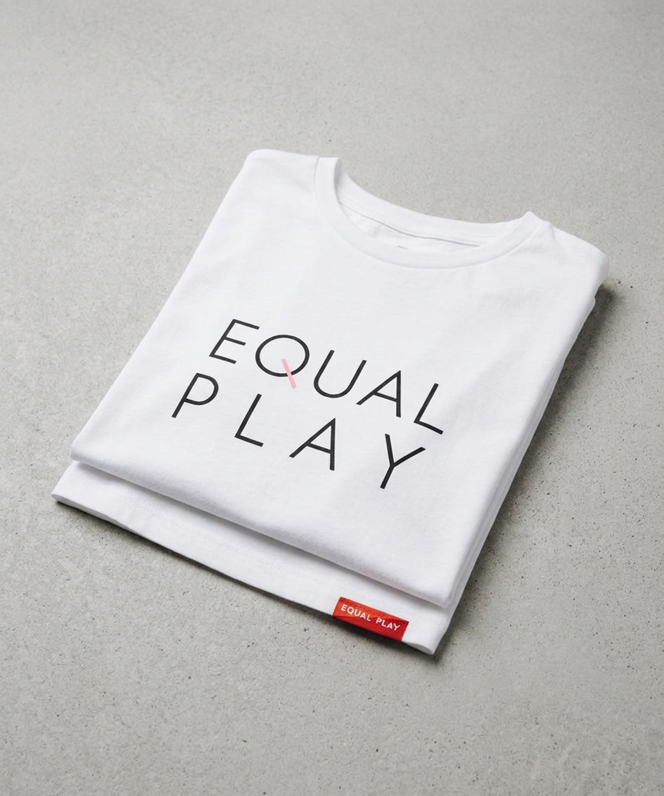 Equal Play Women's Soccer T Shirt — White / XS — view 1