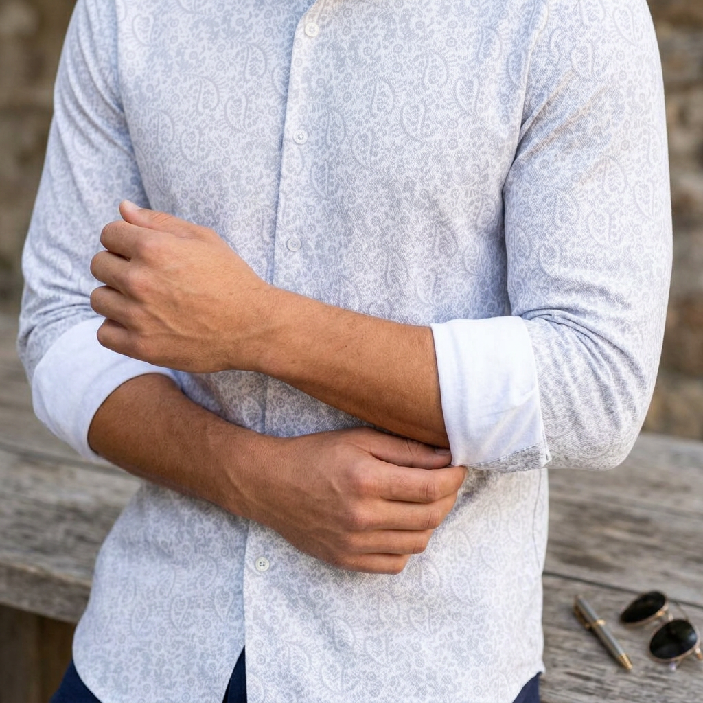 Buki Portofino Long Sleeve Tech Shirt — M / Light Grey — view 2