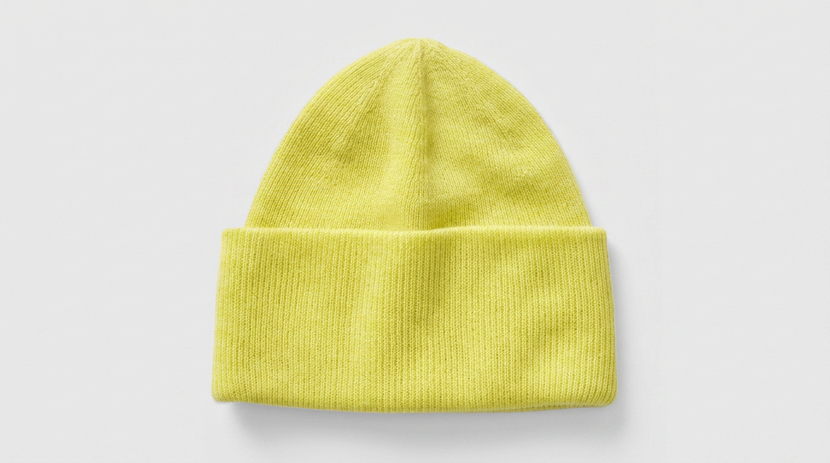 Merino Cuff Beanie - Mineral Yellow — MINERAL YELLOW / One Size — view 1