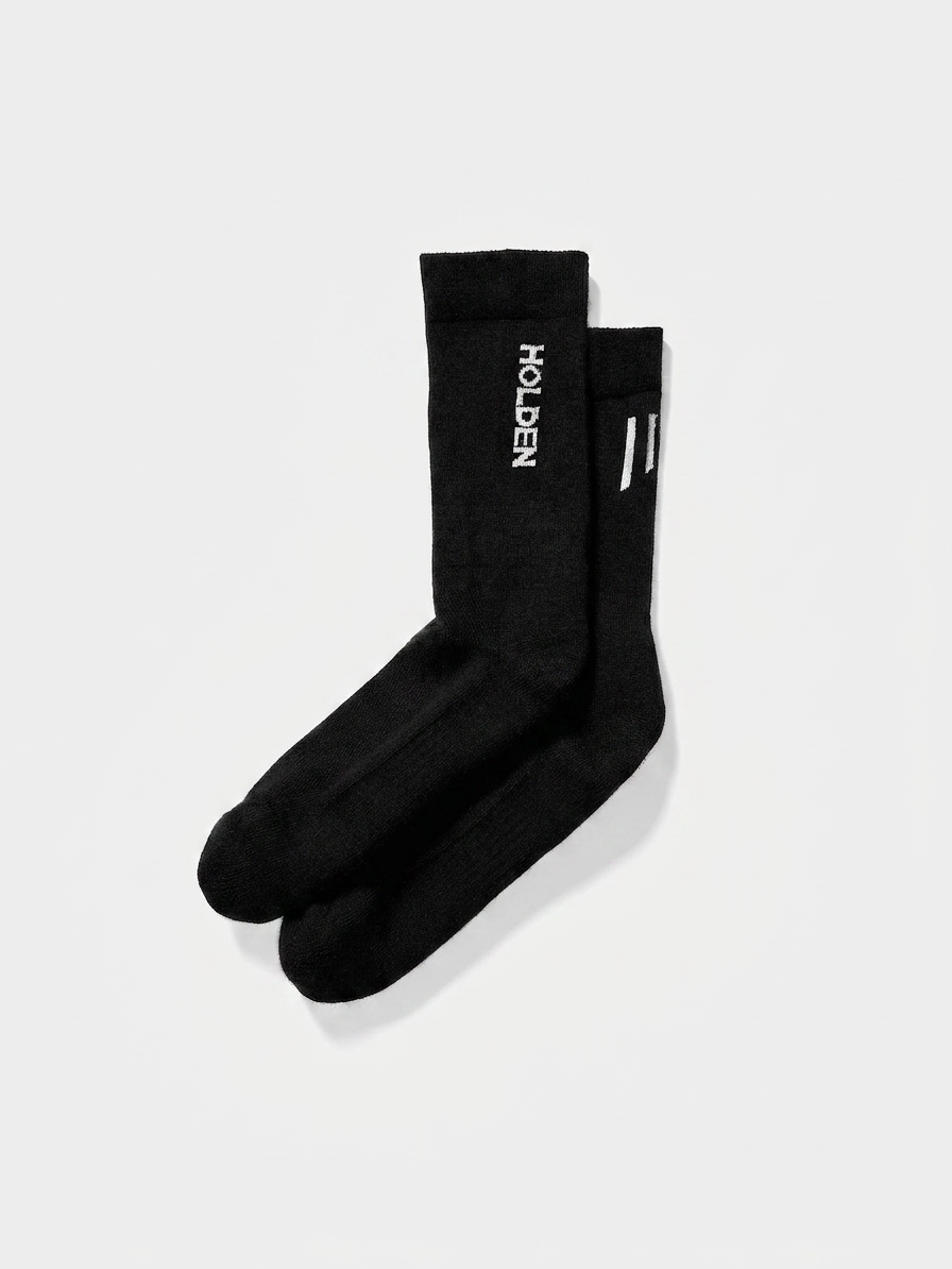 Merino Performance Sock - Black — Black / S — view 2