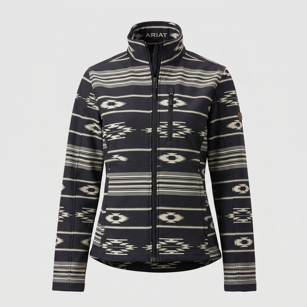 Ariat Womens Softshell Chimayo Jacket — Small — view 1