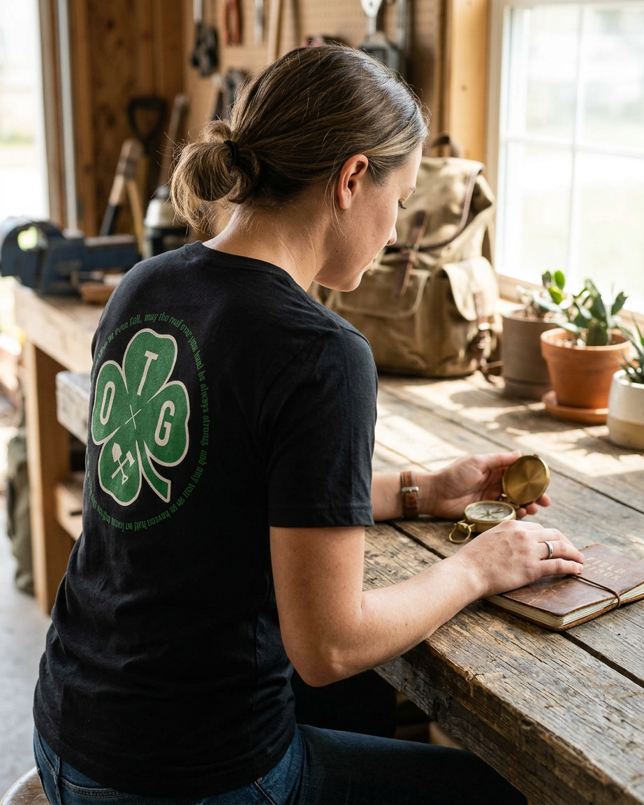 Off The Grid Surplus Lucky You T-Shirt — Black / XS — view 2