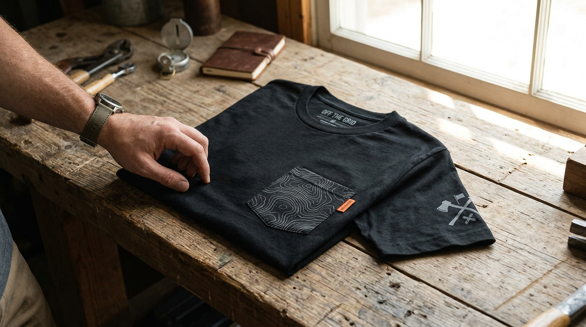 Gridlock Tee - Black — S — view 1