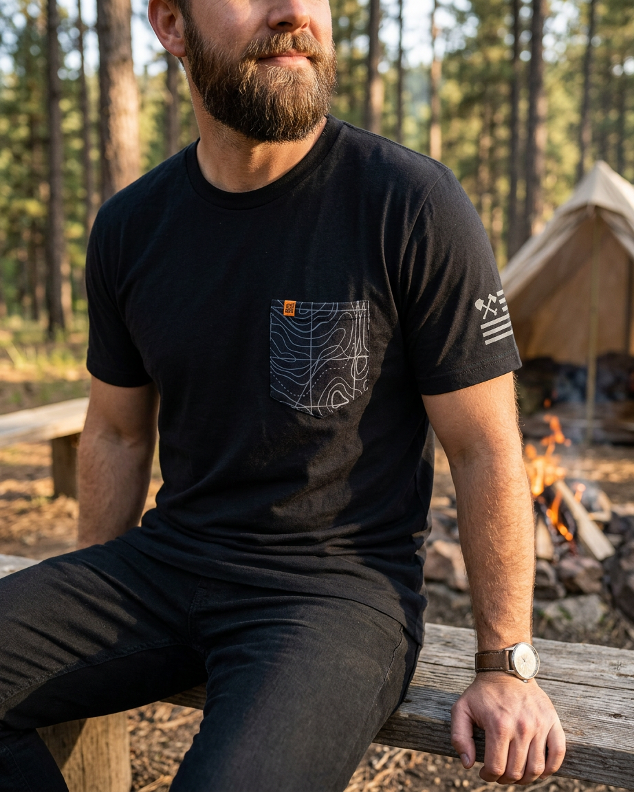 Gridlock Tee - Black — S — view 2