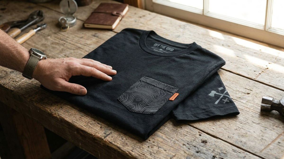 Gridlock Tee - Black — S — view 3