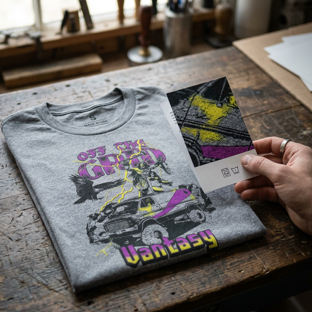 Off The Grid Surplus Vantasy T-Shirt — Graphite Heather / S — view 4