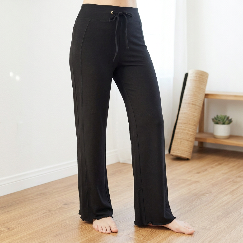 Spun Women's Bamboo Viscose Yoga Pants — Small — view 1