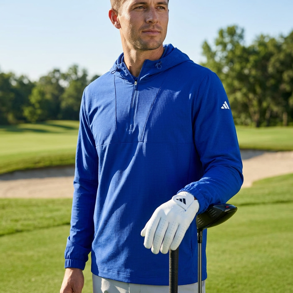 Adidas Ultimate365 Anorak Golf Hoodie — team-royal-blue / s — view 1