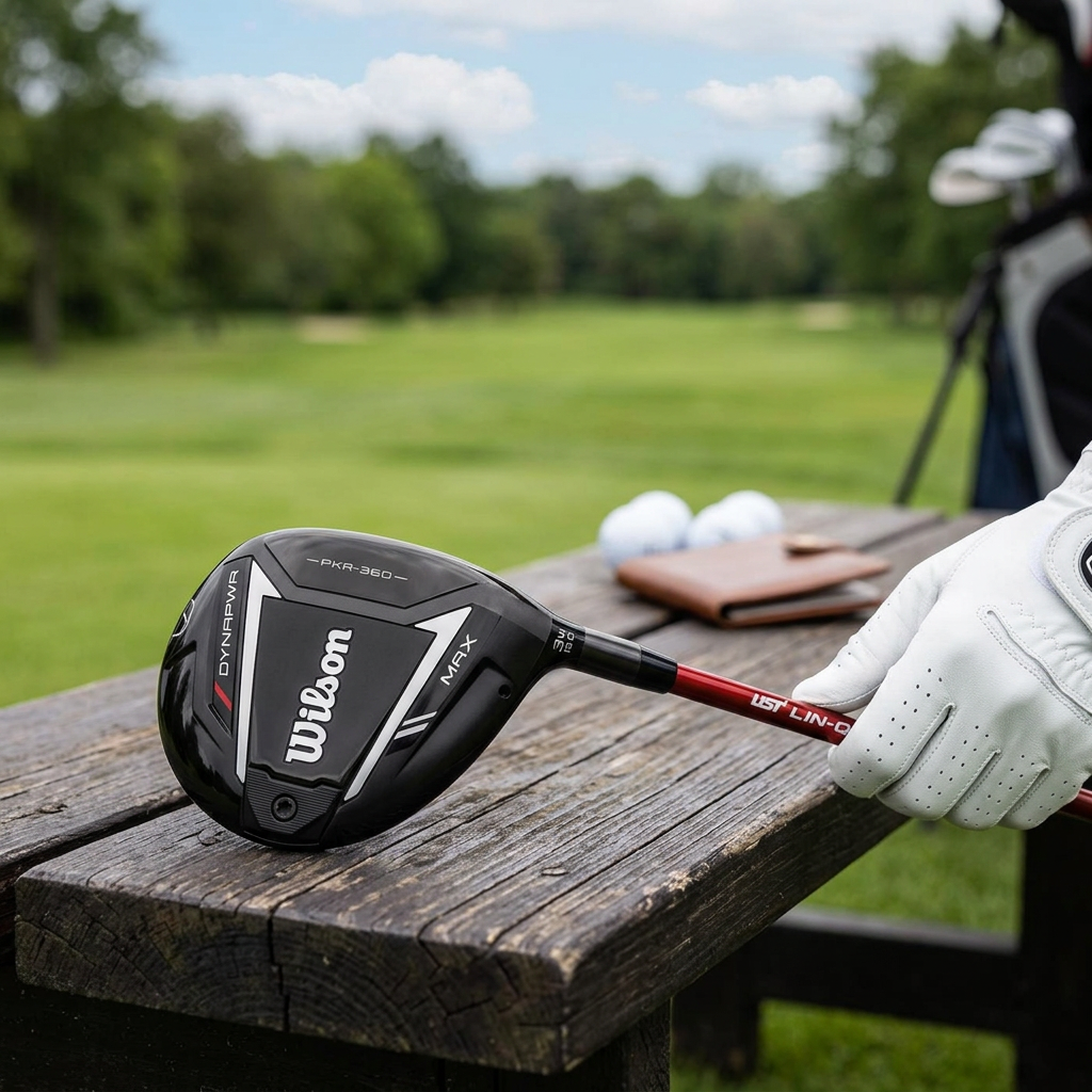 Wilson DYNAPWR Max Fairway Woods 2025 — UST LIN-Q Red 6 Regular Flex / Right Hand / 3W-15.0 — view 1